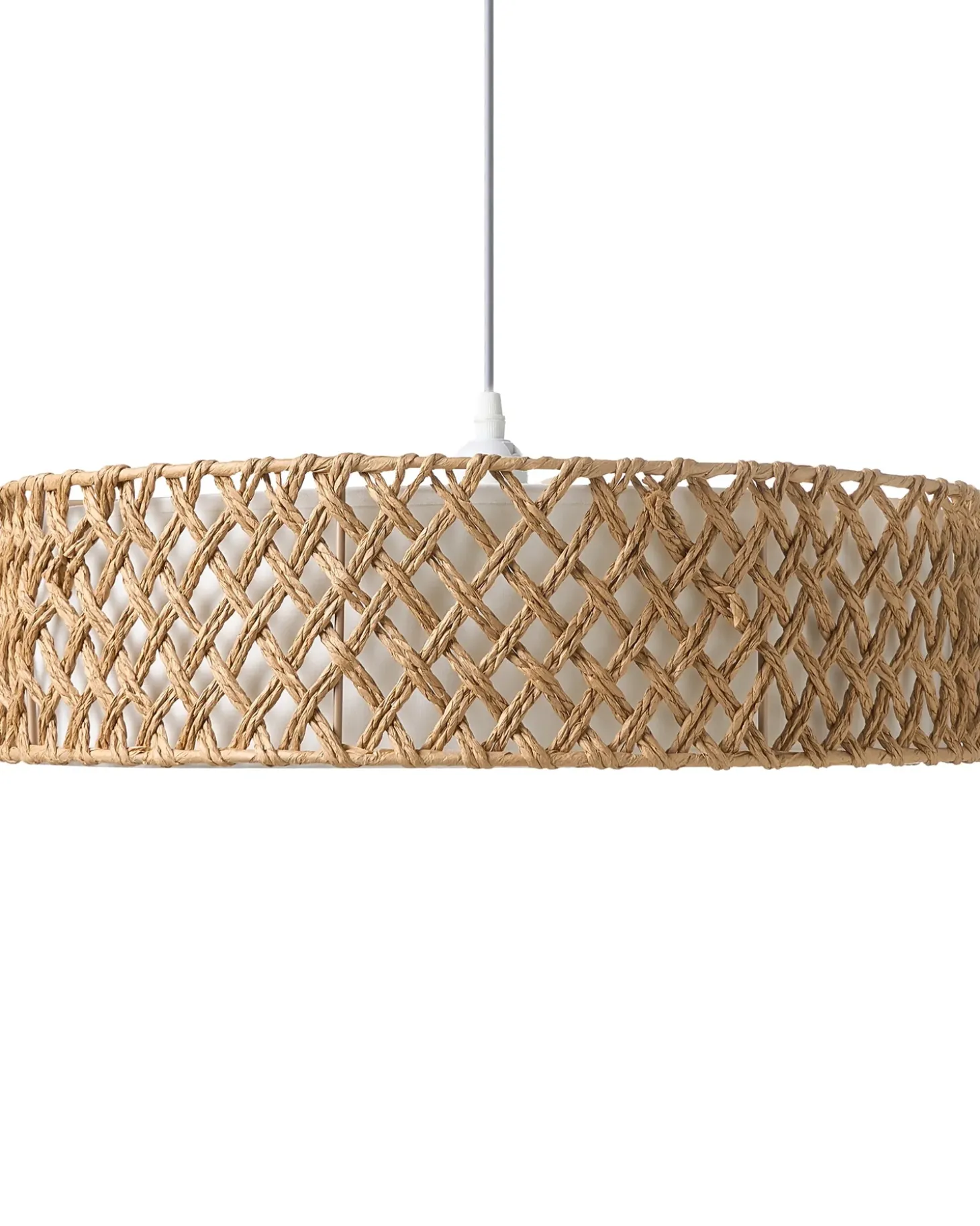 Hot Lampa wisząca BLONDIN Papierowa plecionka Naturalny Wszystkie Lampy|Lampy Wiszące