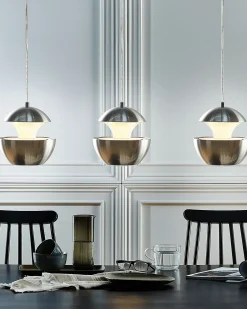 Hot Lampa wisząca BOJANA Metal Srebrny Wszystkie Lampy|Lampy Wiszące