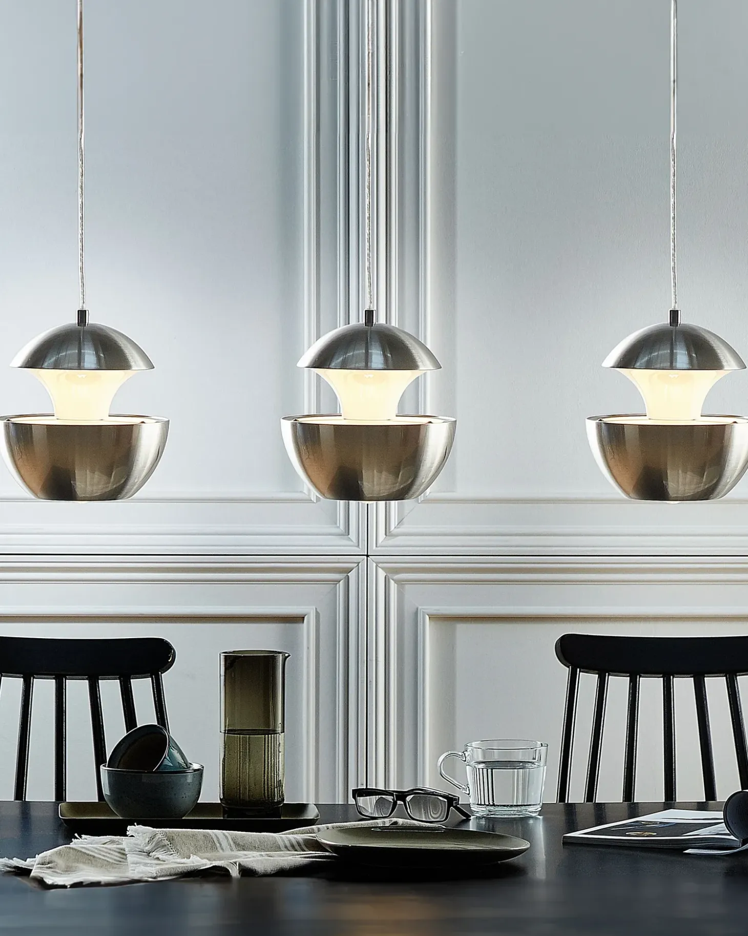 Hot Lampa wisząca BOJANA Metal Srebrny Wszystkie Lampy|Lampy Wiszące