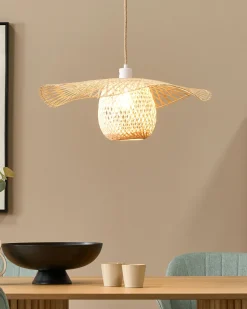 Sale Lampa wisząca BONITO Bambus Jasno Wszystkie Lampy|Lampy Wiszące