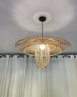 Lampa wisząca BOTIJAS Rattan Wszystkie Lampy|Lampy Wiszące