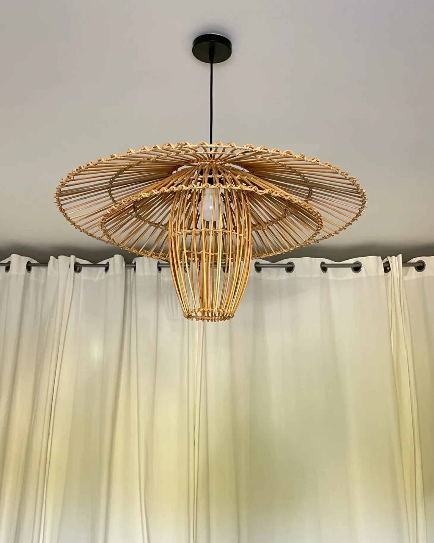 Lampa wisząca BOTIJAS Rattan Wszystkie Lampy|Lampy Wiszące