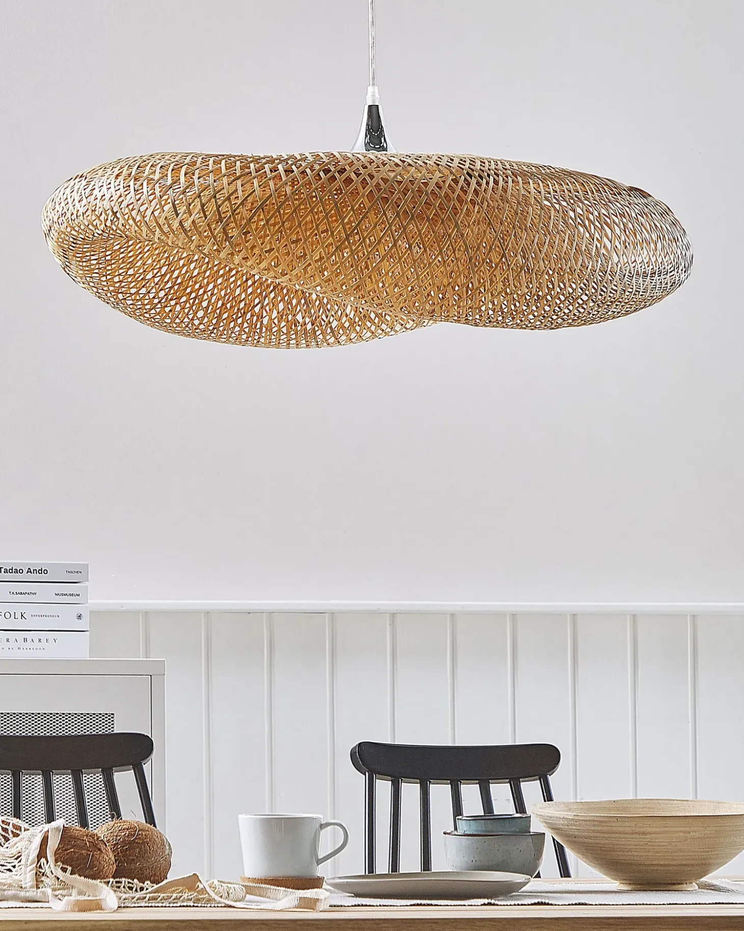 Sale Lampa wisząca BOYNE Bambus Jasnobrązowy Wszystkie Lampy|Lampy Wiszące