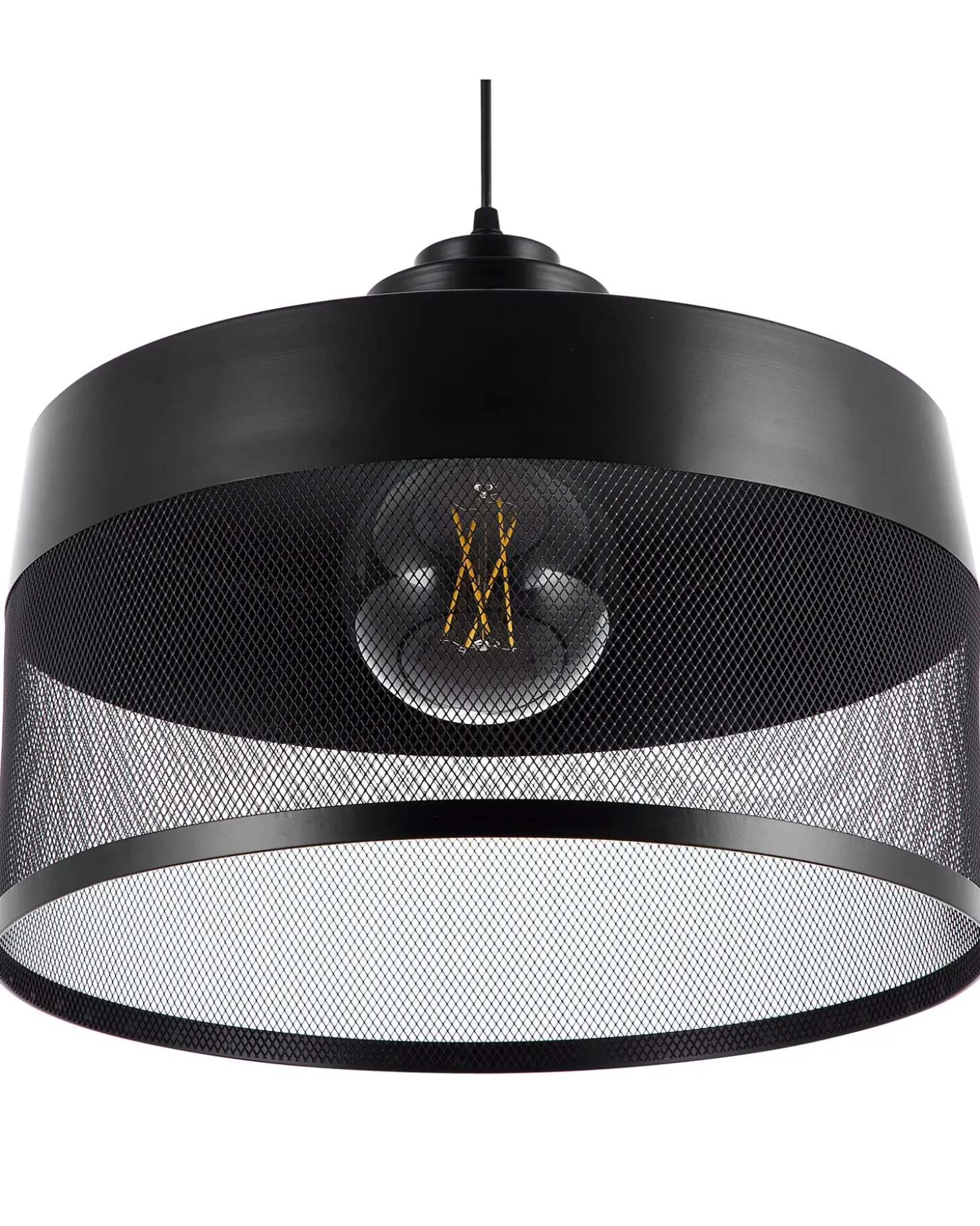 New Lampa wisząca CARDENER Metal Czarny Wszystkie Lampy|Lampy Wiszące