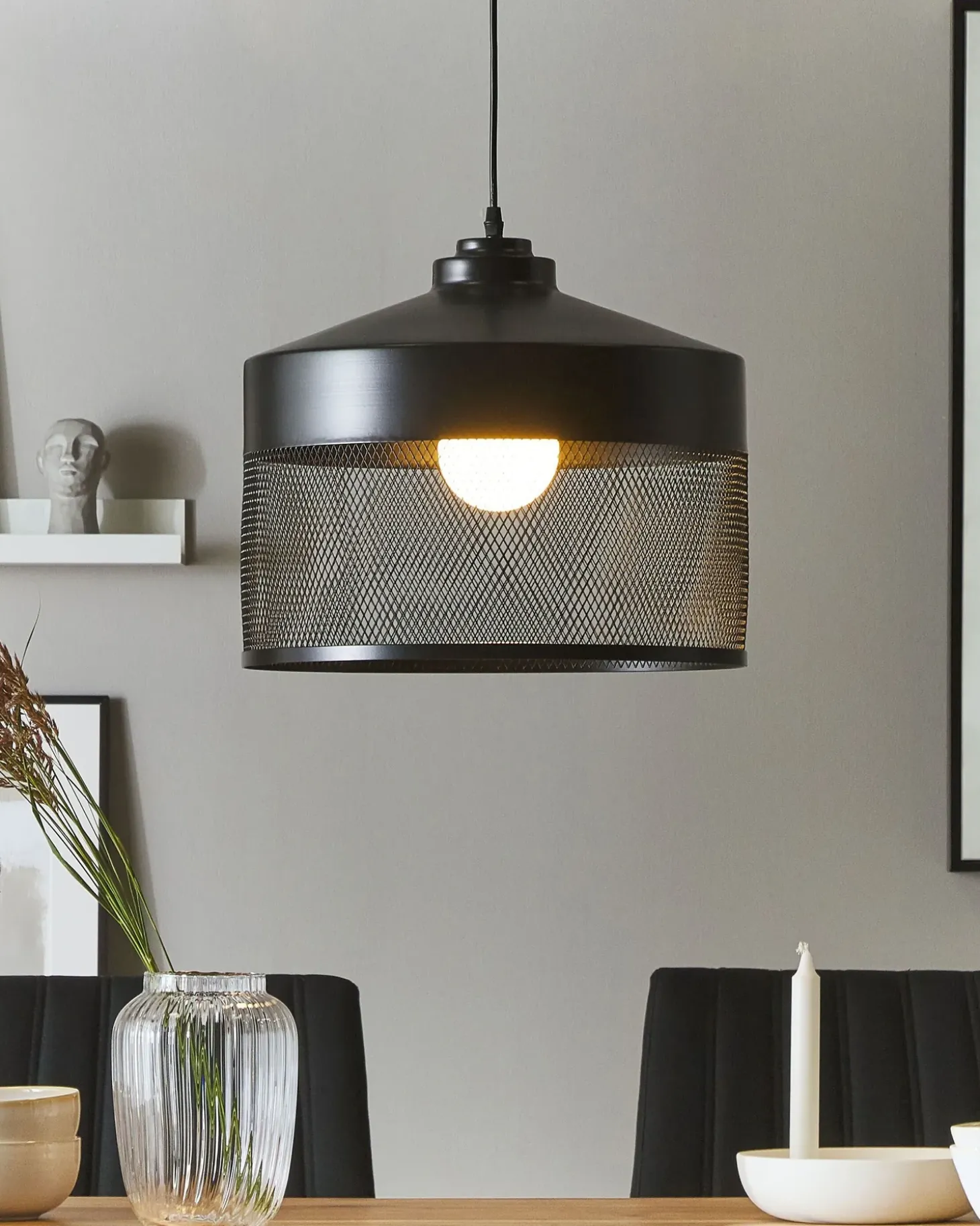 New Lampa wisząca CARDENER Metal Czarny Wszystkie Lampy|Lampy Wiszące