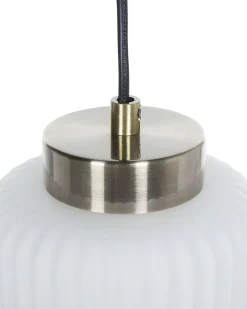 Best Lampa wisząca CAUDELO Metal Czarny/ biały Wszystkie Lampy|Lampy Wiszące