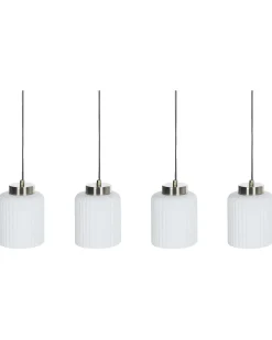Best Lampa wisząca CAUDELO Metal Czarny/ biały Wszystkie Lampy|Lampy Wiszące