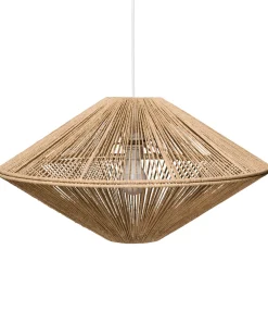 Outlet Lampa wisząca CAVES Papierowa plecionka Naturalny Wszystkie Lampy|Lampy Wiszące