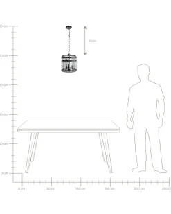 Sale Lampa wisząca CELON Metal Czarny Wszystkie Lampy|Lampy Wiszące