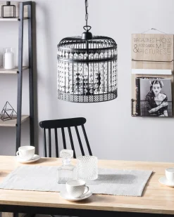 Sale Lampa wisząca CELON Metal Czarny Wszystkie Lampy|Lampy Wiszące