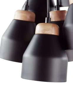Online Lampa wisząca CESTOS Metal Czarny Wszystkie Lampy|Lampy Wiszące
