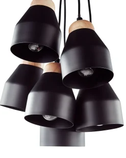 Online Lampa wisząca CESTOS Metal Czarny Wszystkie Lampy|Lampy Wiszące
