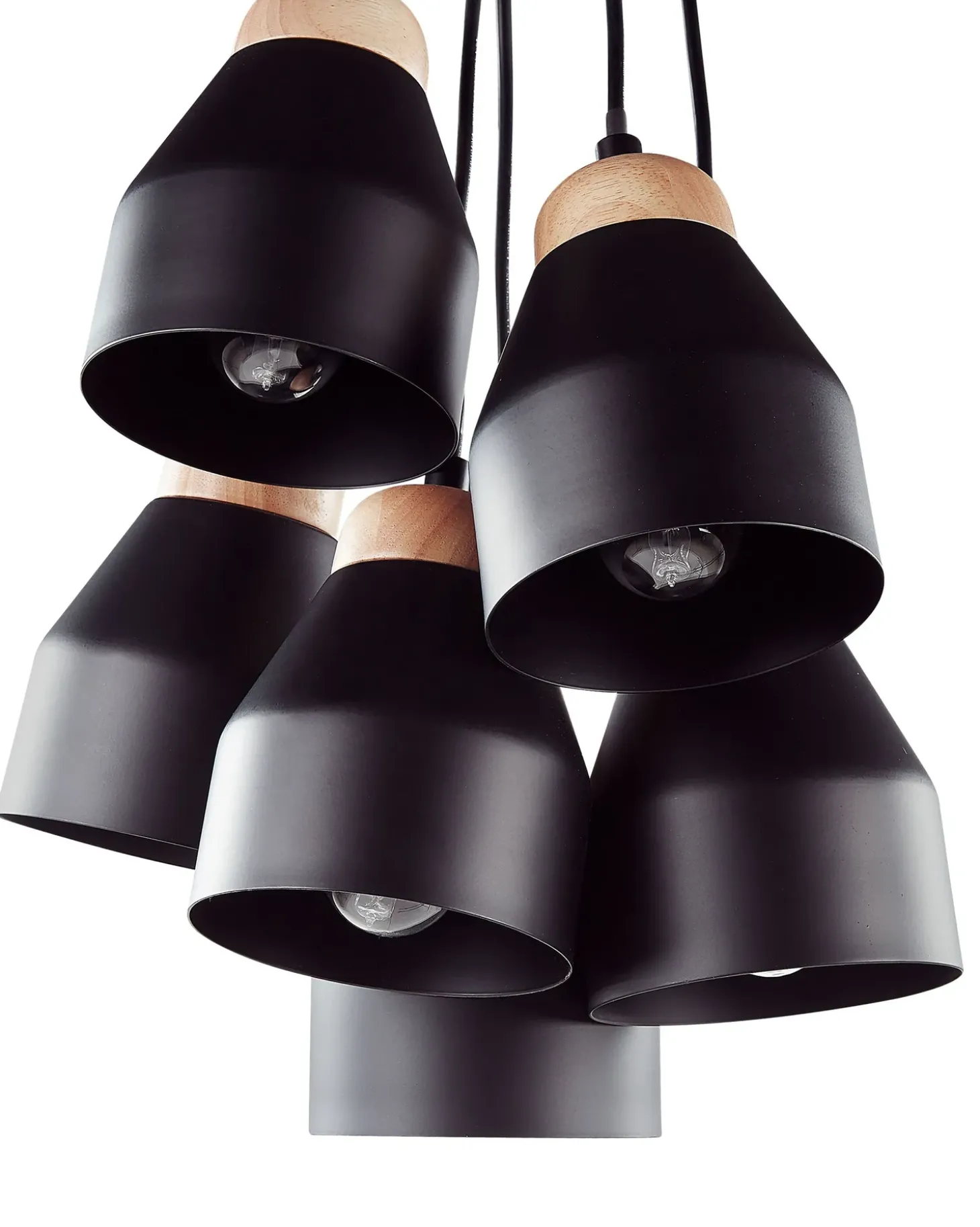 Online Lampa wisząca CESTOS Metal Czarny Wszystkie Lampy|Lampy Wiszące