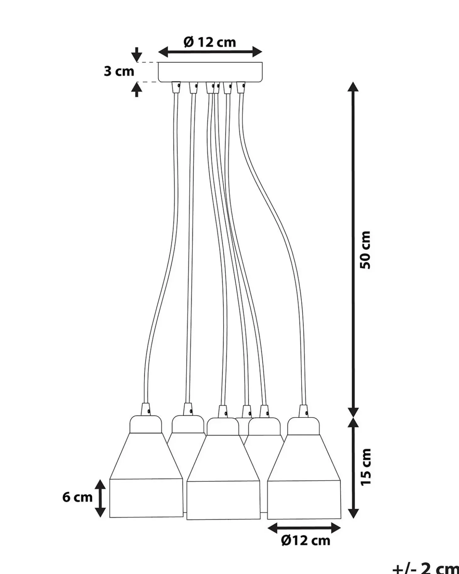 Online Lampa wisząca CESTOS Metal Czarny Wszystkie Lampy|Lampy Wiszące