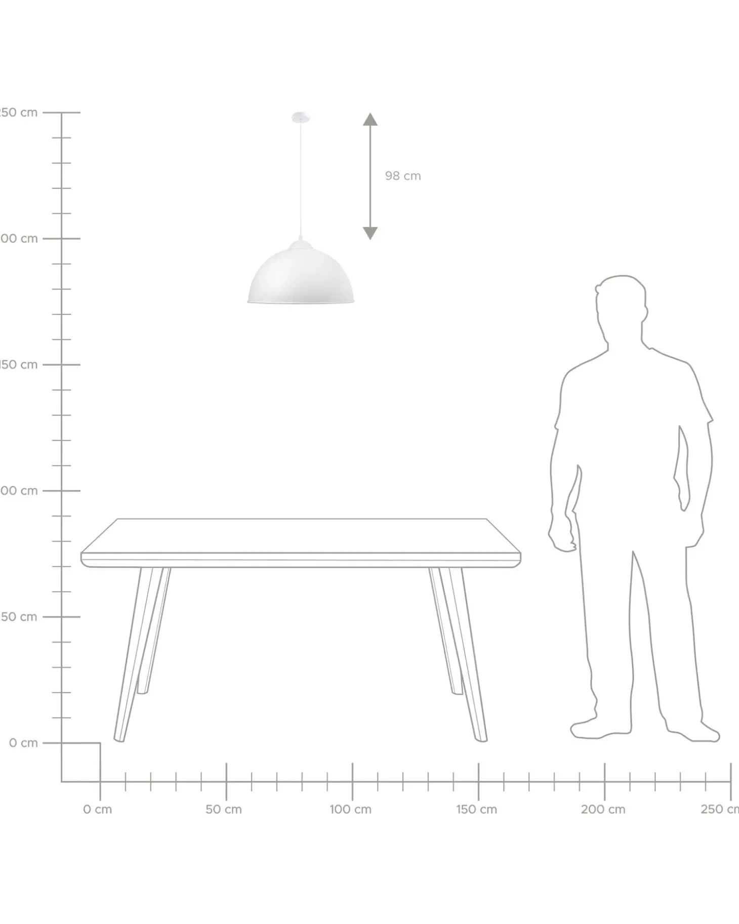 Sale Lampa wisząca CETINA Metal Biały Wszystkie Lampy|Lampy Wiszące