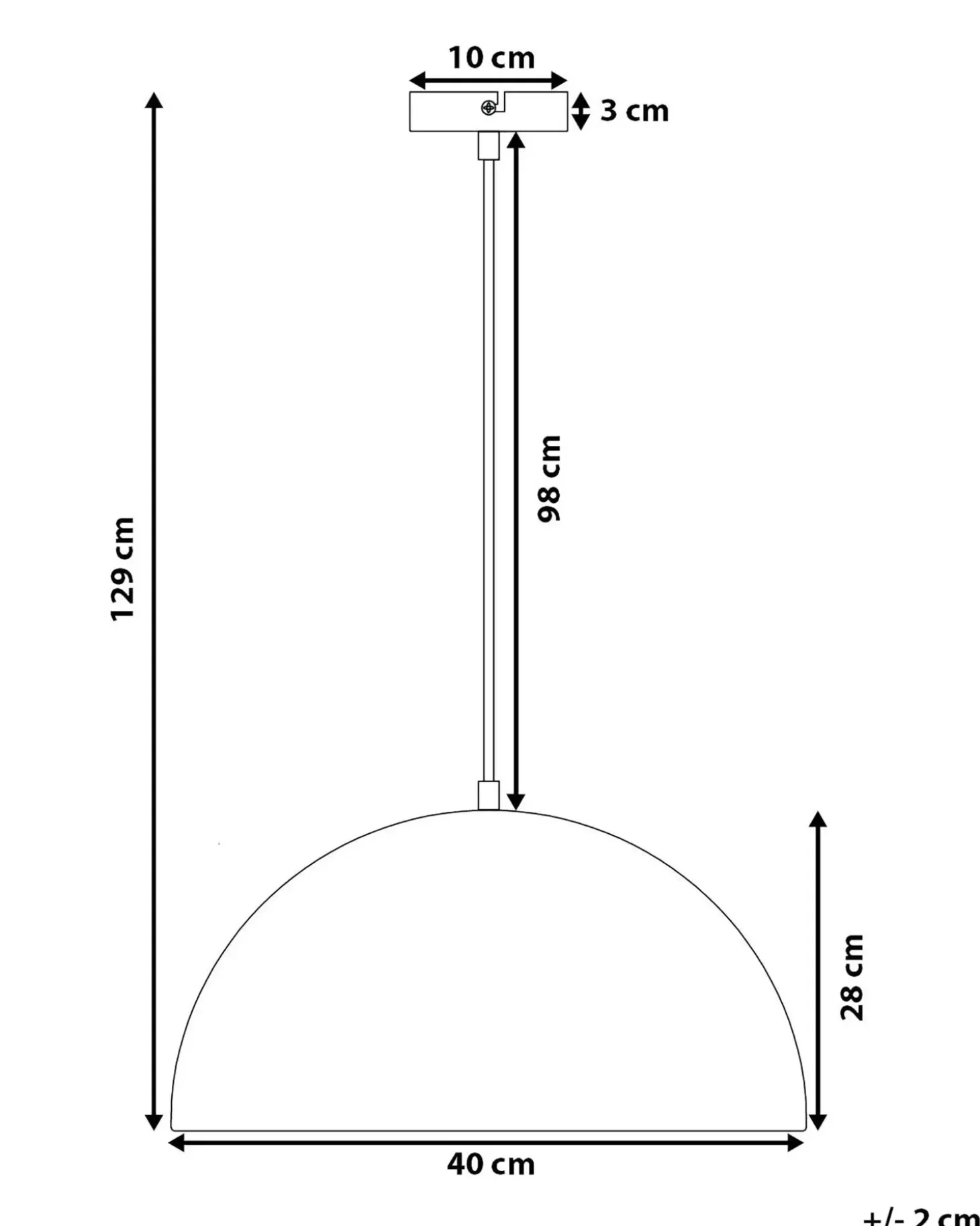 Online Lampa wisząca CETINA Metal Czarny Wszystkie Lampy|Lampy Wiszące
