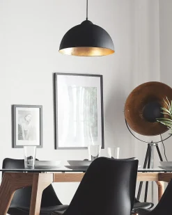 Online Lampa wisząca CETINA Metal Czarny Wszystkie Lampy|Lampy Wiszące