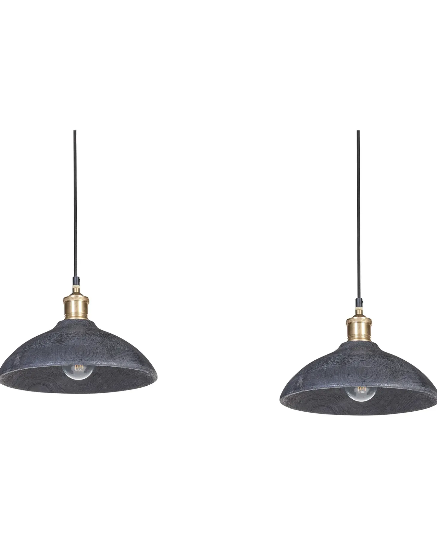 Online Lampa wisząca CHEYYAR Drewno mango Czarny Wszystkie Lampy|Lampy Wiszące