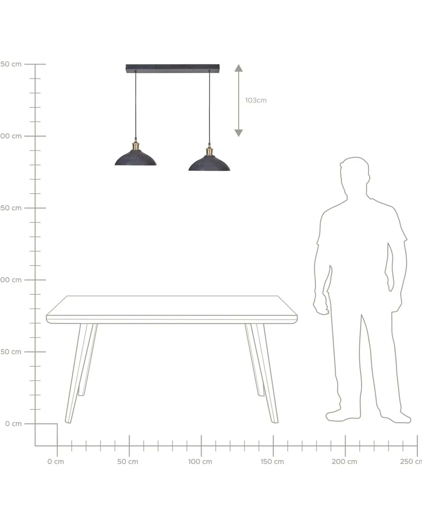Online Lampa wisząca CHEYYAR Drewno mango Czarny Wszystkie Lampy|Lampy Wiszące