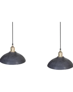 Online Lampa wisząca CHEYYAR Drewno mango Czarny Wszystkie Lampy|Lampy Wiszące