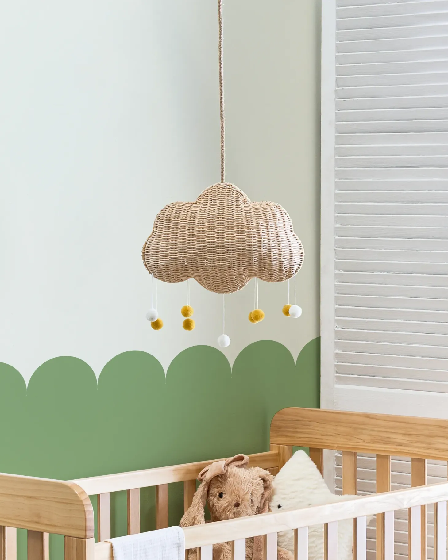 Lampa wisząca Chmurka ONON Rattan Naturalny