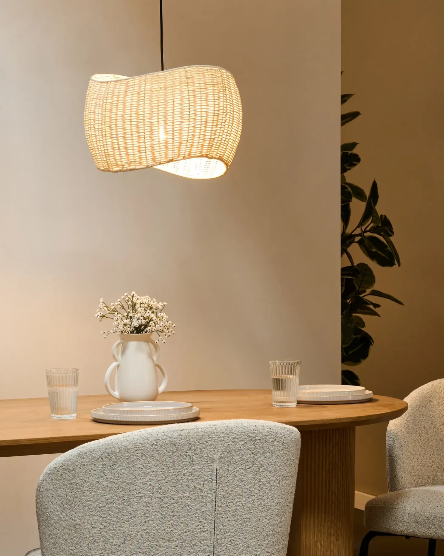 Outlet Lampa wisząca COAMO Rattan Wszystkie Lampy|Lampy Wiszące