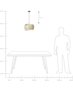 Outlet Lampa wisząca COAMO Rattan Wszystkie Lampy|Lampy Wiszące