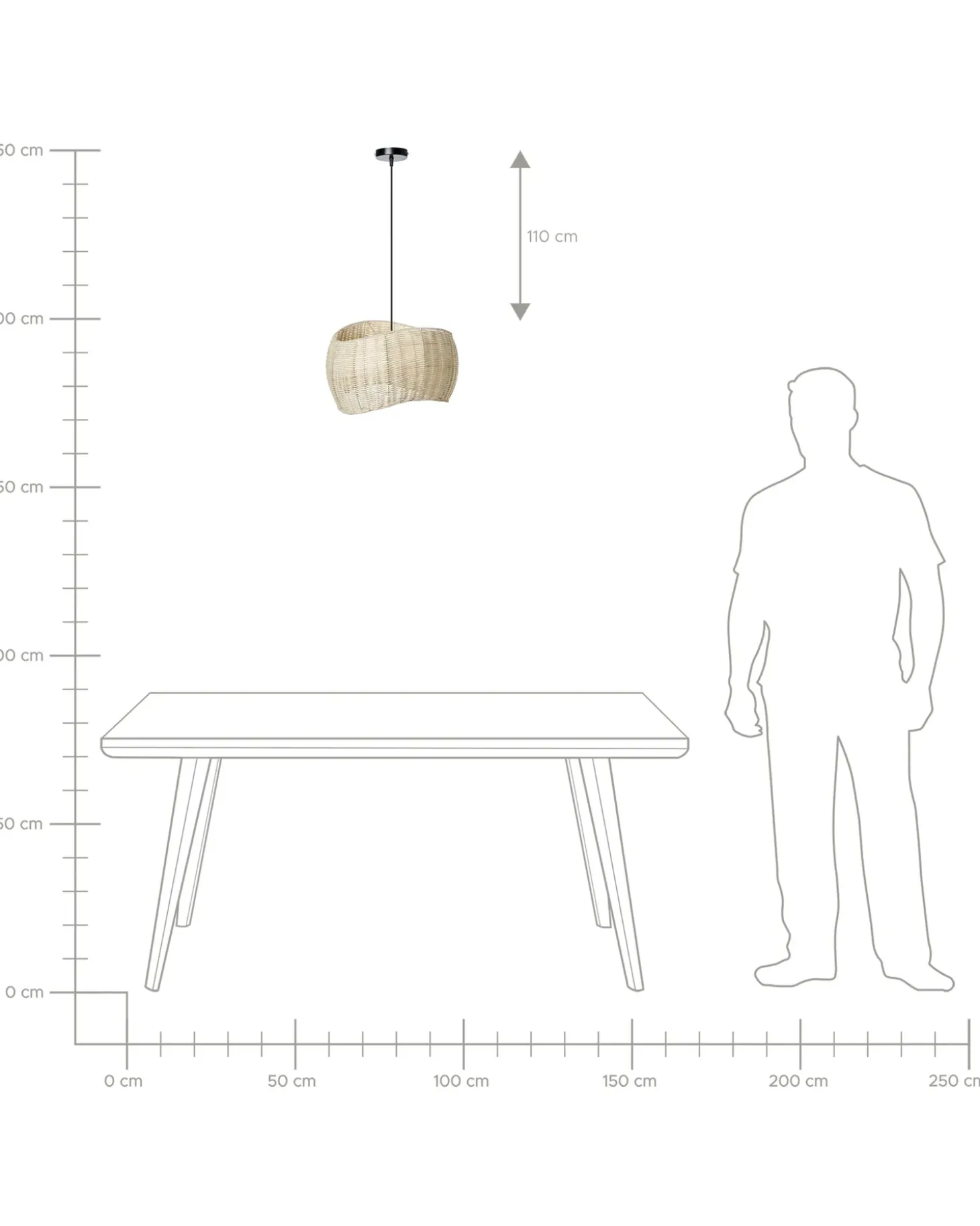 Outlet Lampa wisząca COAMO Rattan Wszystkie Lampy|Lampy Wiszące