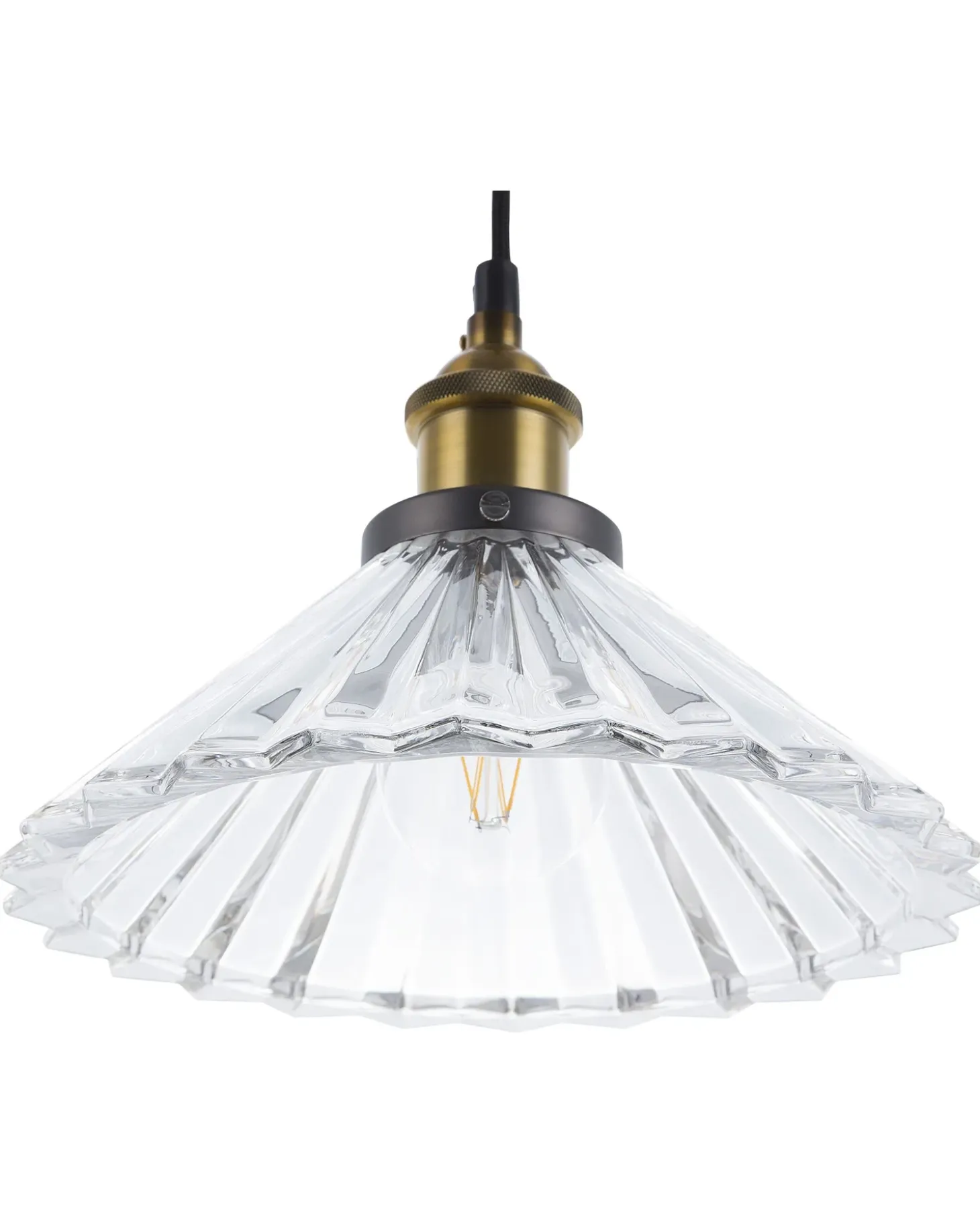 Sale Lampa wisząca COLORADO Szkło Przezroczysty Wszystkie Lampy|Lampy Wiszące