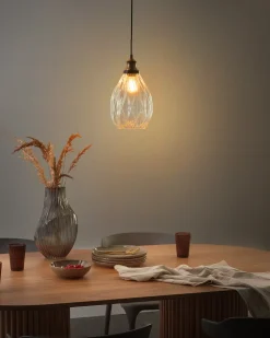 Discount Lampa wisząca COOSA Szkło Przezroczysty Wszystkie Lampy|Lampy Wiszące