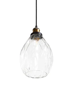Discount Lampa wisząca COOSA Szkło Przezroczysty Wszystkie Lampy|Lampy Wiszące