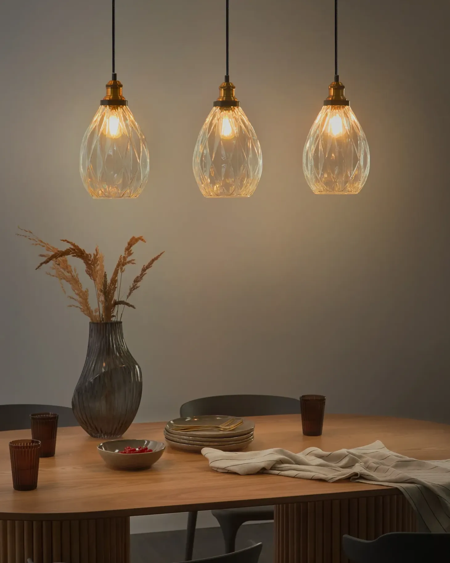 Online Lampa wisząca COOSA Szkło Przezroczysty Wszystkie Lampy|Lampy Wiszące
