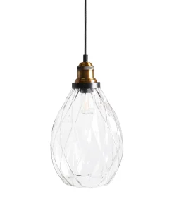 Online Lampa wisząca COOSA Szkło Przezroczysty Wszystkie Lampy|Lampy Wiszące