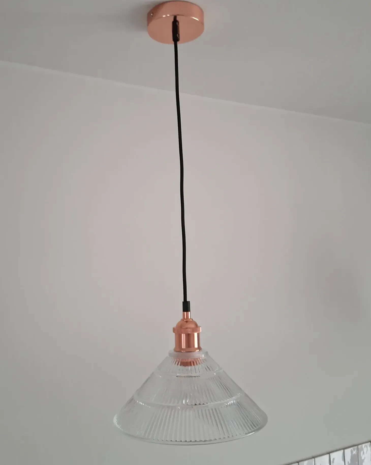 New Lampa wisząca CURONE Szkło Miedziany Wszystkie Lampy|Lampy Wiszące