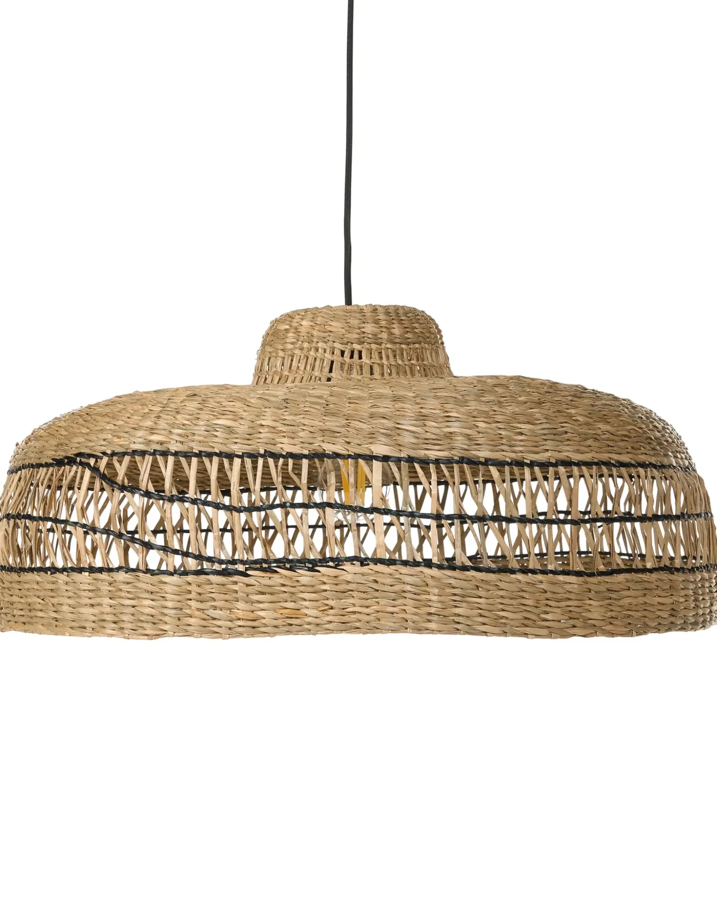 Clearance Lampa wisząca CUVO Plecionka Naturalny Wszystkie Lampy|Lampy Wiszące