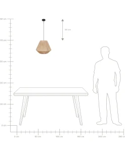 Lampa wisząca DAMIT Plecionka Naturalny Wszystkie Lampy|Lampy Wiszące