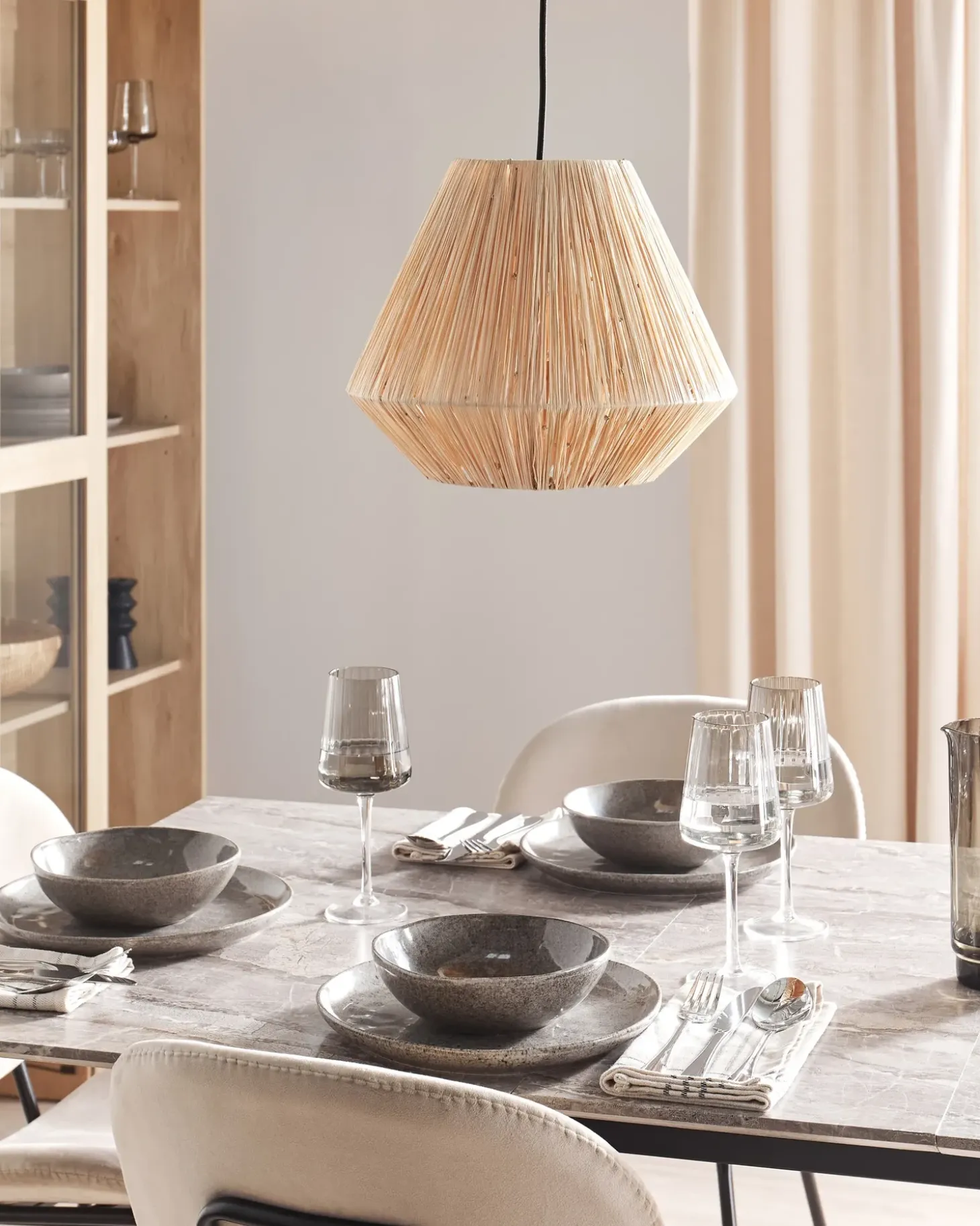 Lampa wisząca DAMIT Plecionka Naturalny Wszystkie Lampy|Lampy Wiszące