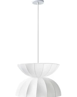 Outlet Lampa wisząca DEBONS Jedwab syntetyczny Wszystkie Lampy|Lampy Wiszące