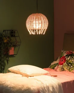 Hot Lampa wisząca DRINO Rattan Jasnobrązowy Wszystkie Lampy|Lampy Wiszące