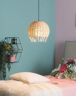 Hot Lampa wisząca DRINO Rattan Jasnobrązowy Wszystkie Lampy|Lampy Wiszące