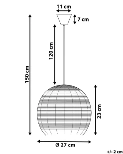 Hot Lampa wisząca DRINO Rattan Jasnobrązowy Wszystkie Lampy|Lampy Wiszące