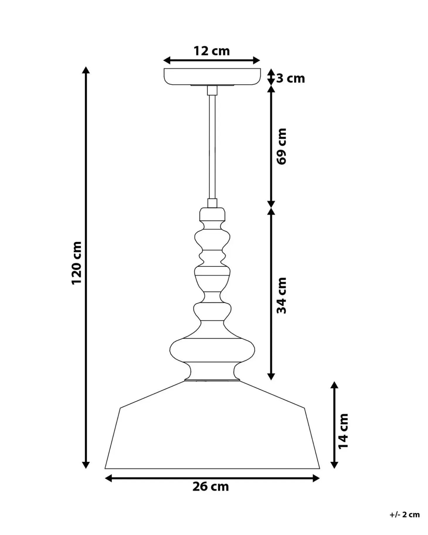 New Lampa wisząca DRIVA Metal Wszystkie Lampy|Lampy Wiszące