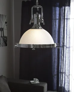 Hot Lampa wisząca EBRON Szkło Biały Wszystkie Lampy|Lampy Wiszące