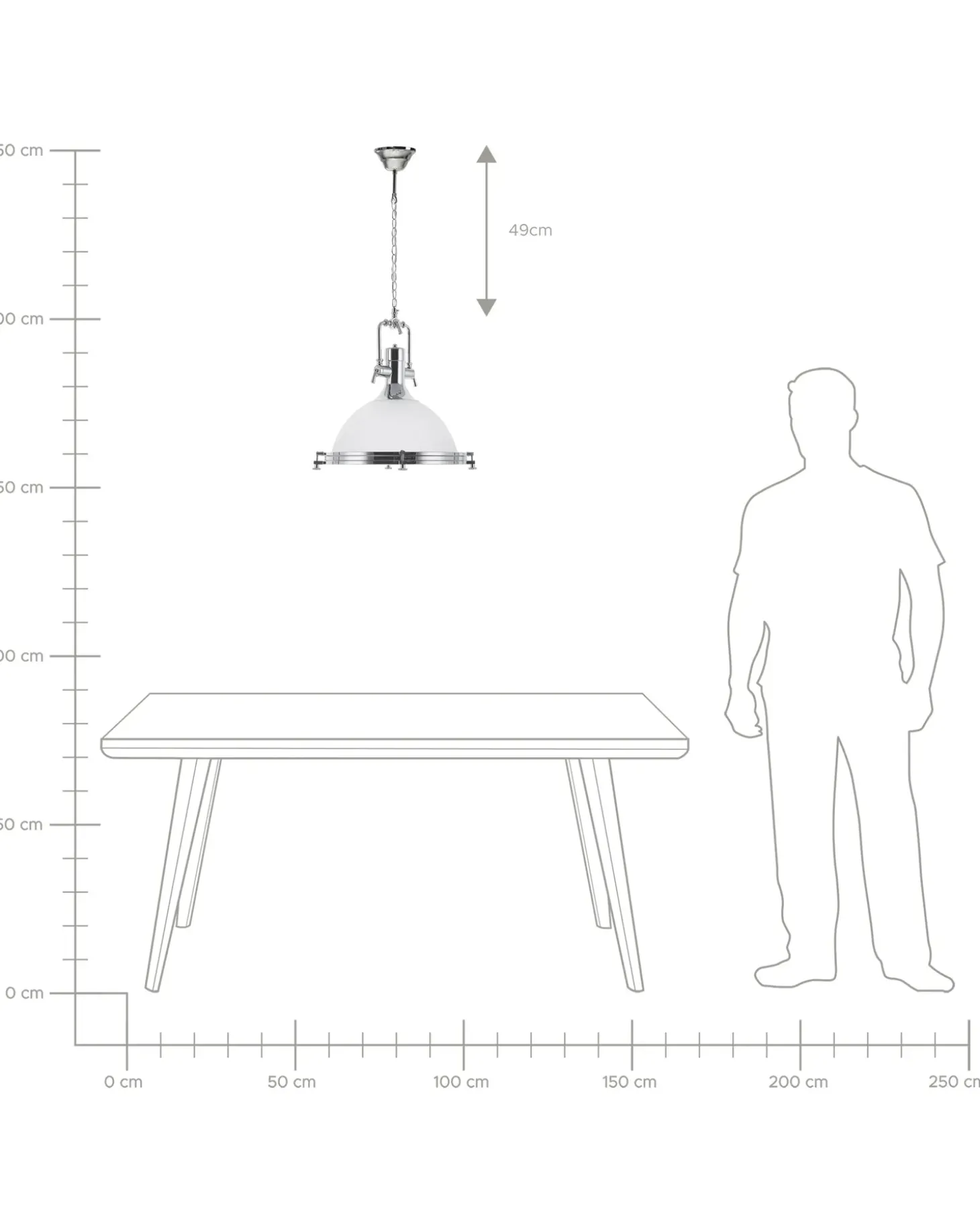 Hot Lampa wisząca EBRON Szkło Biały Wszystkie Lampy|Lampy Wiszące