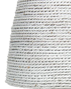 Clearance Lampa wisząca ENDRICK Plecionka Naturalny Biały Brązowy Wszystkie Lampy|Lampy Wiszące