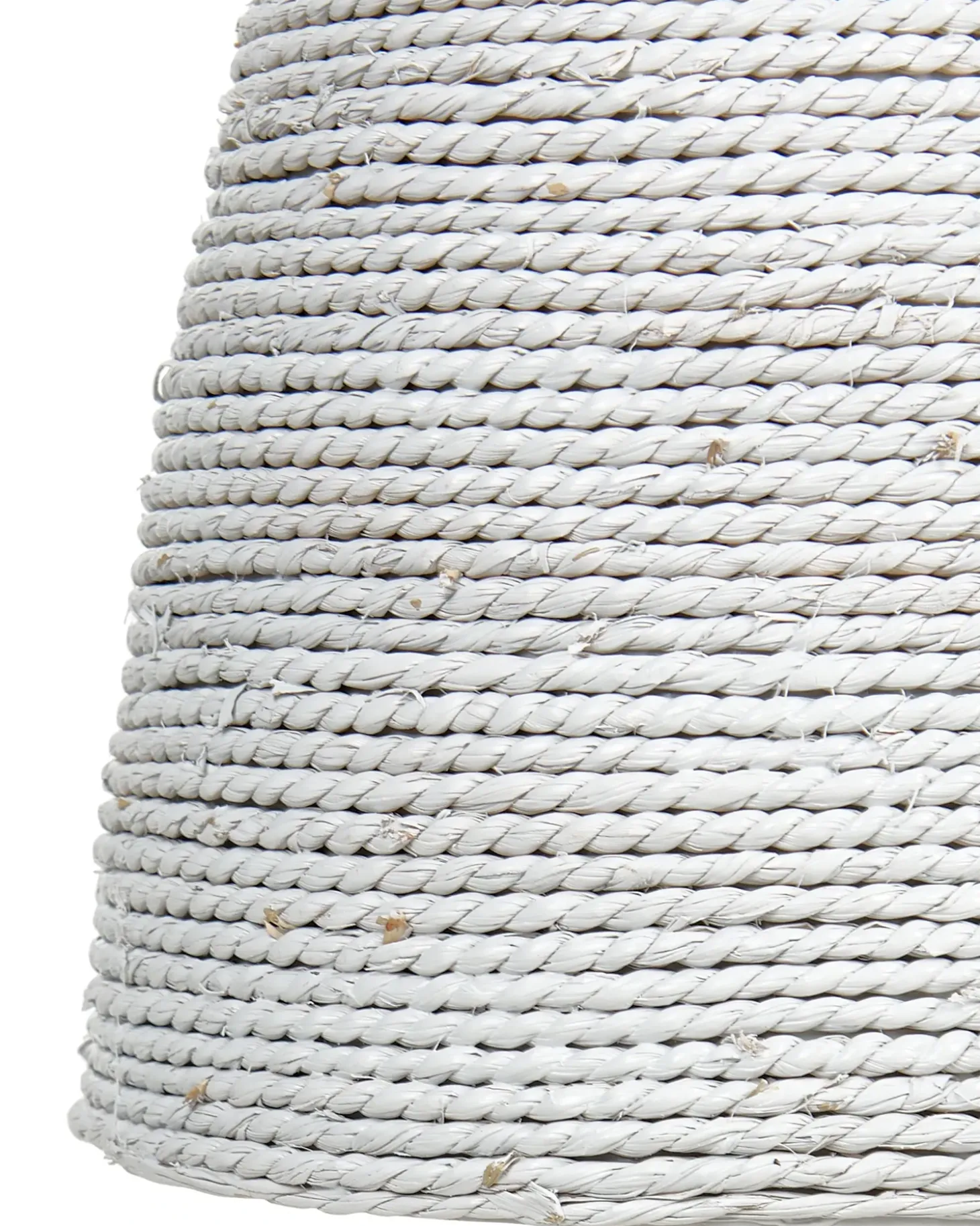 Clearance Lampa wisząca ENDRICK Plecionka Naturalny Biały Brązowy Wszystkie Lampy|Lampy Wiszące