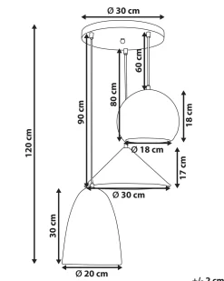 Clearance Lampa wisząca ENDRICK Plecionka Naturalny Biały Brązowy Wszystkie Lampy|Lampy Wiszące