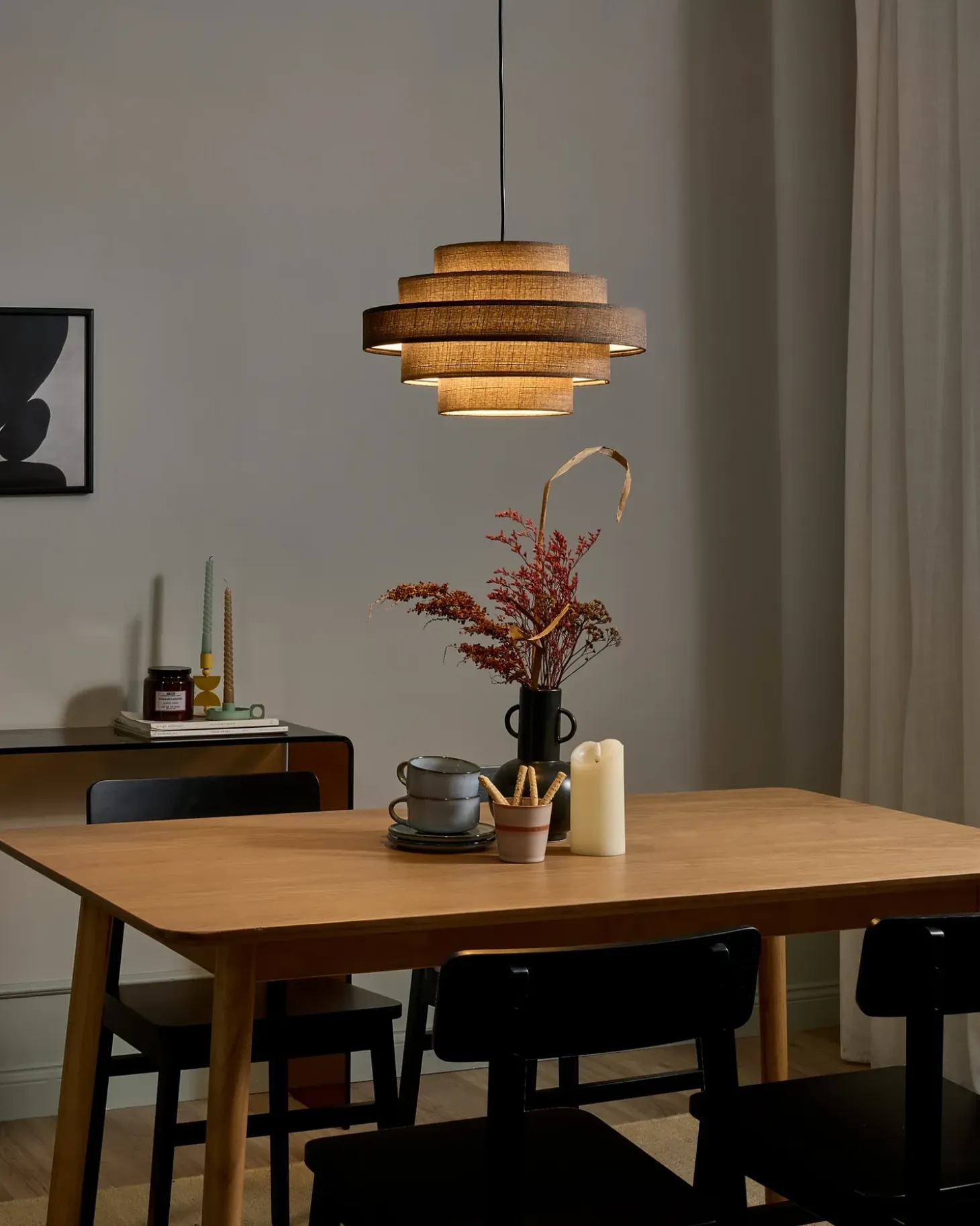 Lampa wisząca EREBATO Len Wszystkie Lampy|Lampy Wiszące