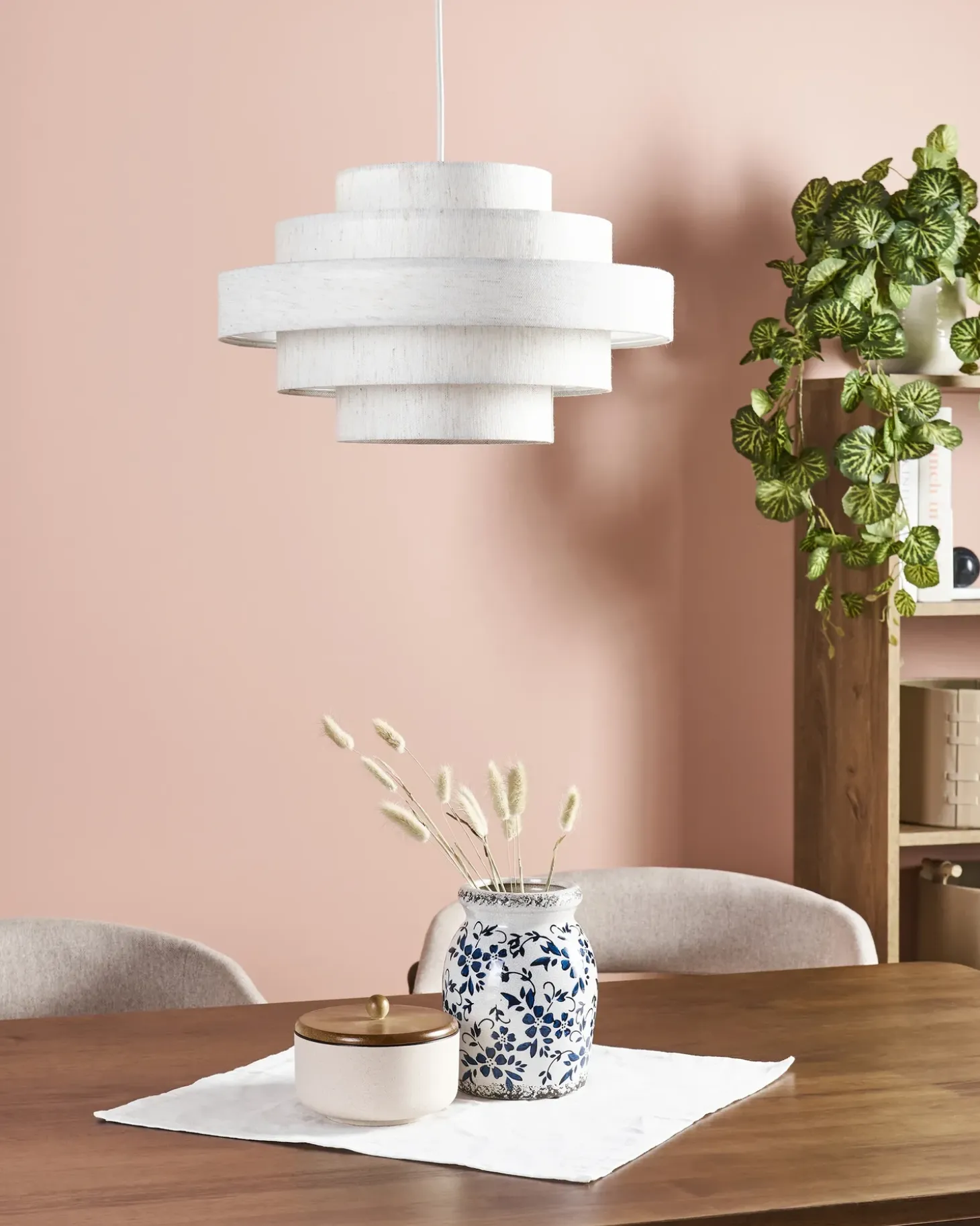 Hot Lampa wisząca EREBATO Len Złamana biel Wszystkie Lampy|Lampy Wiszące