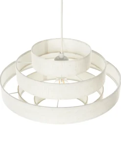 Hot Lampa wisząca EREBATO Len Złamana biel Wszystkie Lampy|Lampy Wiszące